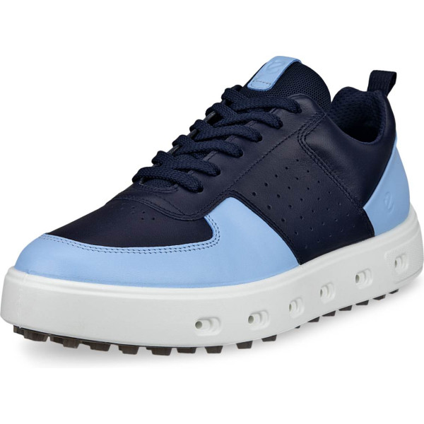 Ecco Street 720 Vandtætte Dame Golfsko Uden Spikes - Night Sky/Blue Bell