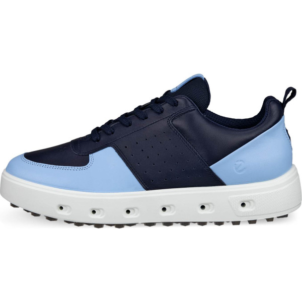 Ecco Street 720 Vandtætte Dame Golfsko Uden Spikes - Night Sky/Blue Bell