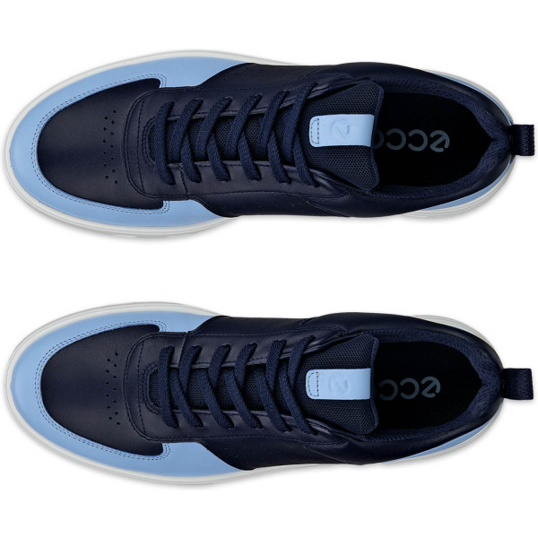 Ecco Street 720 Vandtætte Dame Golfsko Uden Spikes - Night Sky/Blue Bell