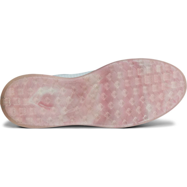 Ecco Tray Dame Golfsko Uden Spikes - Bright White/Bubble Gum
