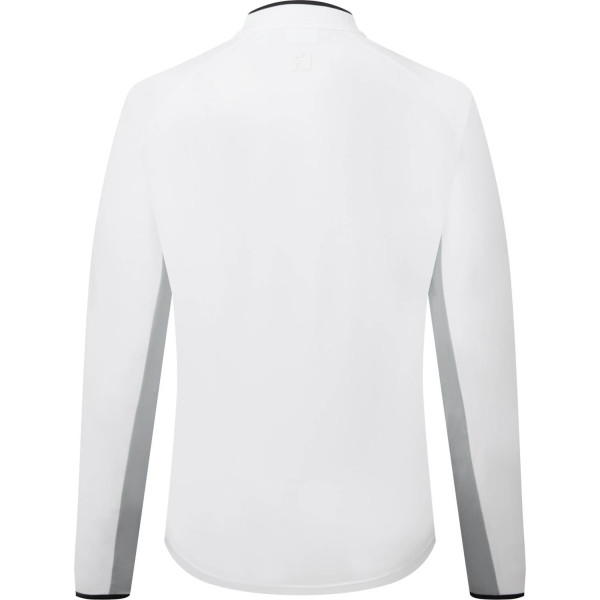 FootJoy 1/4 Zip LS Sun Protection Shirt Dame Pullover - White