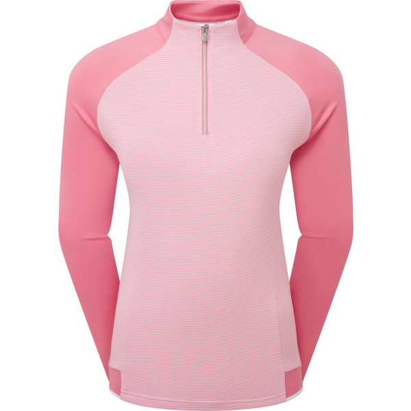 FootJoy 1/4 Zip Midlayer Dame Pullover - Pink