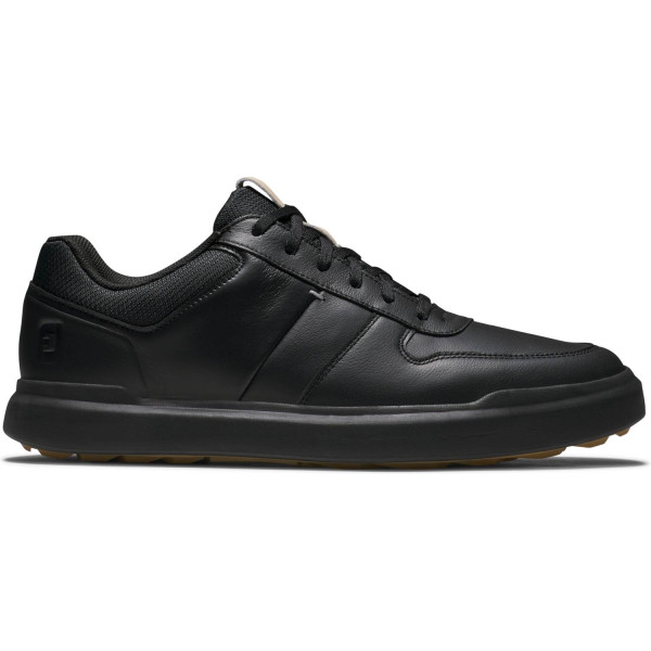 FootJoy Contour Casual (2025) Vandtætte Herre Golfsko Uden Spikes - Black/Black/Tan