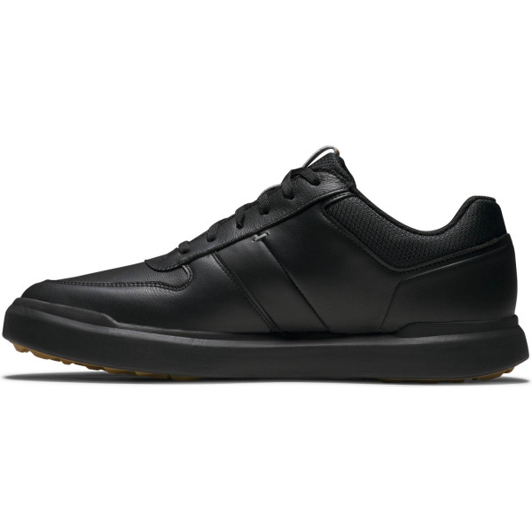 FootJoy Contour Casual (2025) Vandtætte Herre Golfsko Uden Spikes - Black/Black/Tan