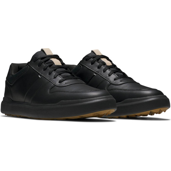 FootJoy Contour Casual (2025) Vandtætte Herre Golfsko Uden Spikes - Black/Black/Tan