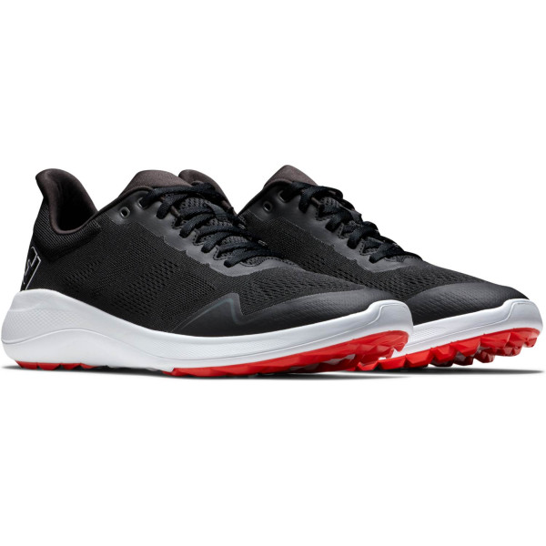 FootJoy Flex (2023) Herre Golfsko Uden Spikes - Black/White/Red