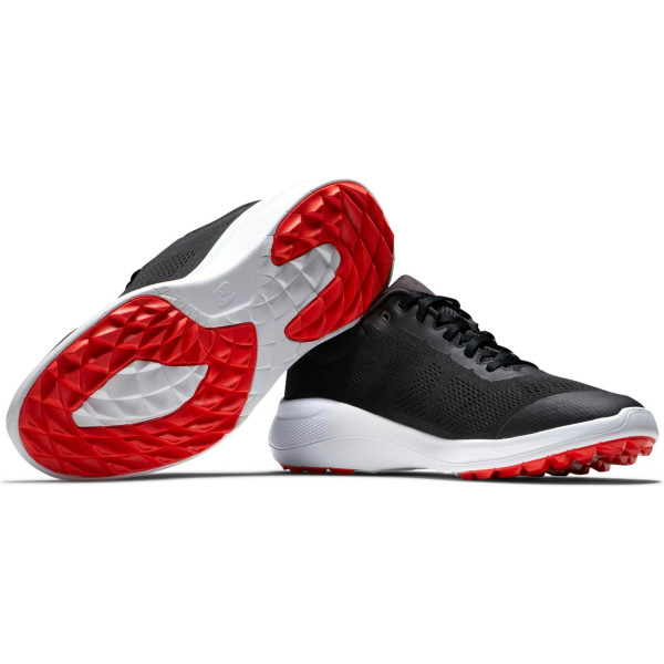 FootJoy Flex (2023) Herre Golfsko Uden Spikes - Black/White/Red