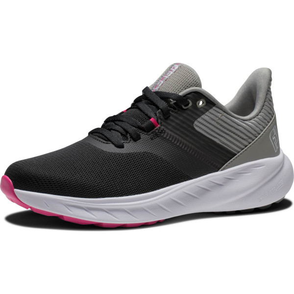 FootJoy Flex (2024) Dame Golfsko Uden Spikes - Black/Grey/White