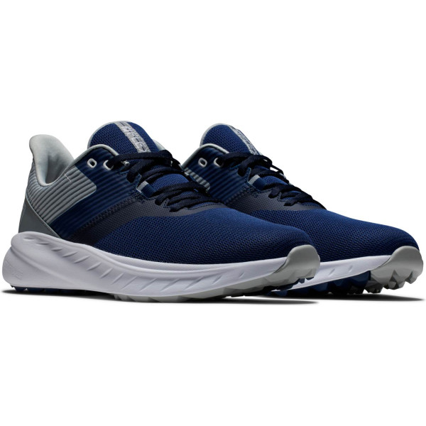 FootJoy Flex (2024) Herre Golfsko Uden Spikes - Navy/Gray/White