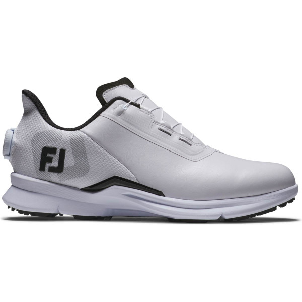 FootJoy Fuel (2025) BOA Vandtætte Herre Golfsko Uden Spikes - White/White/Grey