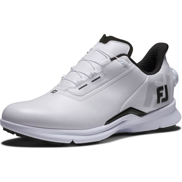 FootJoy Fuel (2025) BOA Vandtætte Herre Golfsko Uden Spikes - White/White/Grey