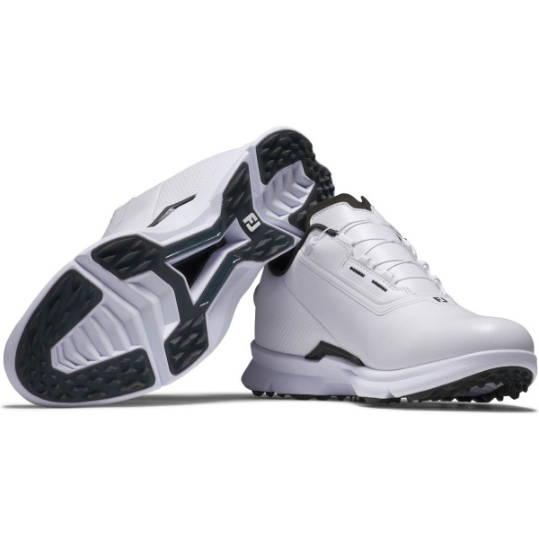 FootJoy Fuel (2025) BOA Vandtætte Herre Golfsko Uden Spikes - White/White/Grey