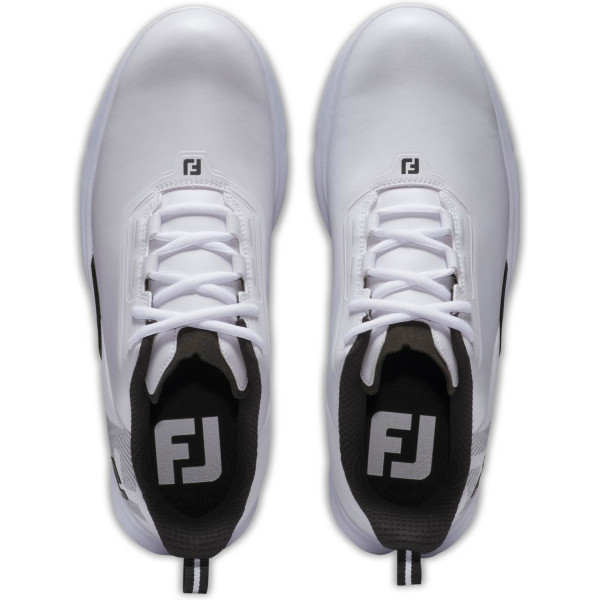 FootJoy Fuel (2025) Vandtætte Herre Golfsko Uden Spikes - White/White/Grey