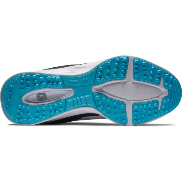 FootJoy Fuel Vandtætte Junior Golfsko Uden Spikes - White/Black/Blue