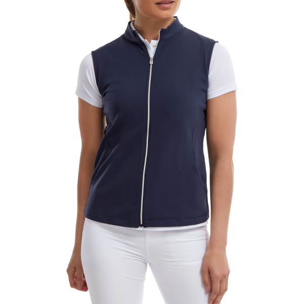 FootJoy Full-Zip Solid Dame Vest - Navy