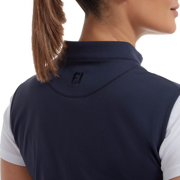 FootJoy Full-Zip Solid Dame Vest - Navy