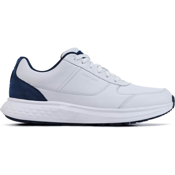 FootJoy Hampton Vandtætte Herre Golfsko Uden Spikes - White/White/Navy
