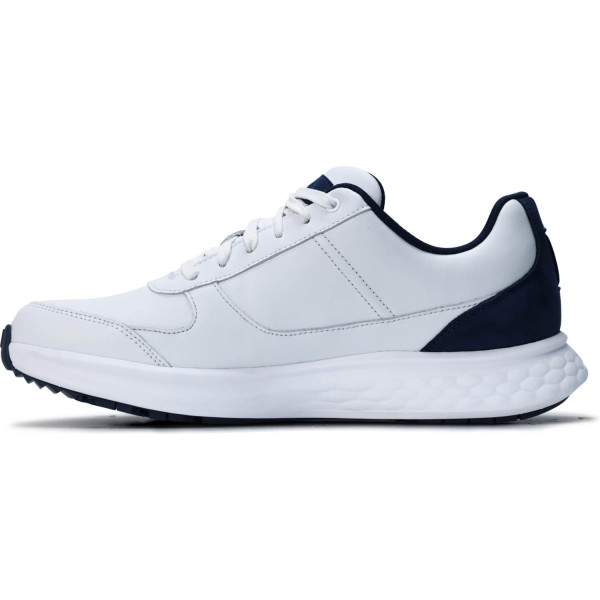 FootJoy Hampton Vandtætte Herre Golfsko Uden Spikes - White/White/Navy