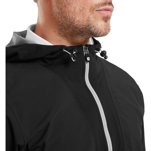 FootJoy Hydrolite X Hoodie (2024) Herre Regnjakke - Black