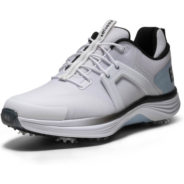 FootJoy HyperFlex (2026) Vandtætte Herre Golfsko Med Spikes - White/Blue/Black