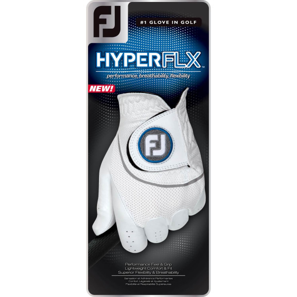 FootJoy HyperFLX Læder Dame Golfhandske - White