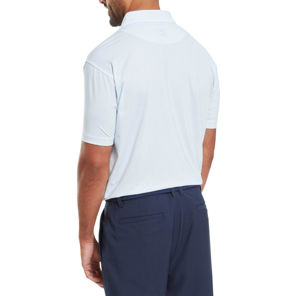 FootJoy Irongate Print Lisle Herre Poloshirt - White