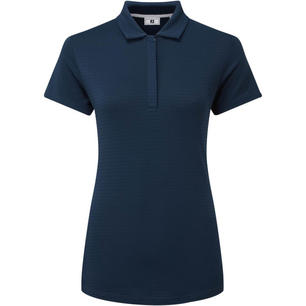 FootJoy Jacquard SS Dame Poloshirt - Navy