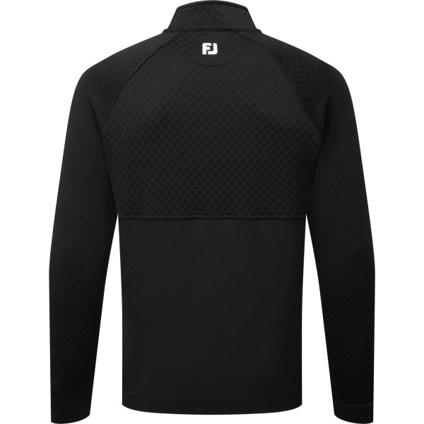 FootJoy Jacquard Thermal Chill-Out Herre Pullover - Black