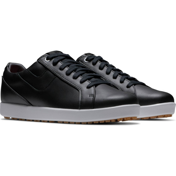 FootJoy Links Vandtætte Dame Golfsko Uden Spikes - Black/White