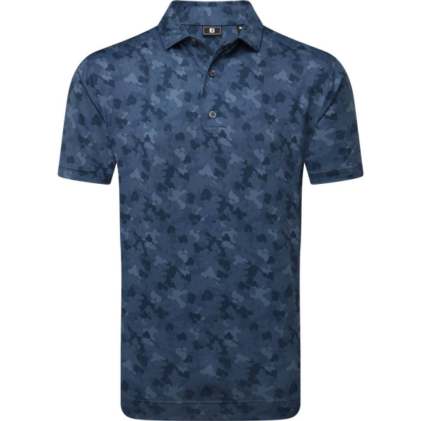 FootJoy Pop Camo Lisle Herre Poloshirt - Navy