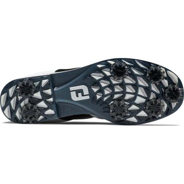FootJoy Premiere Series (2023) Vandtætte Dame Golfsko Med Spikes - White/Black Patent/White