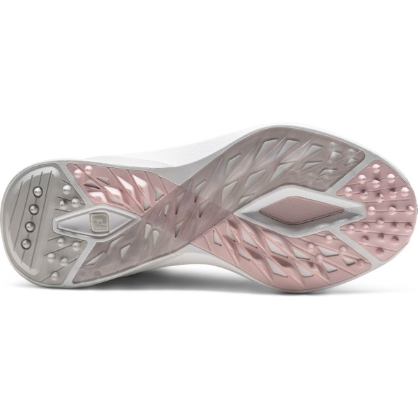 FootJoy Pro SL Vandtætte Dame Golfsko Uden Spikes - White/White/Grey