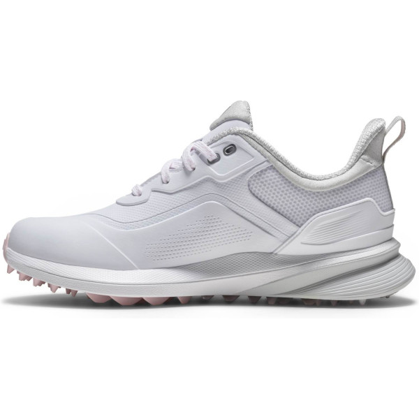 FootJoy Pro SL Vandtætte Dame Golfsko Uden Spikes - White/White/Grey