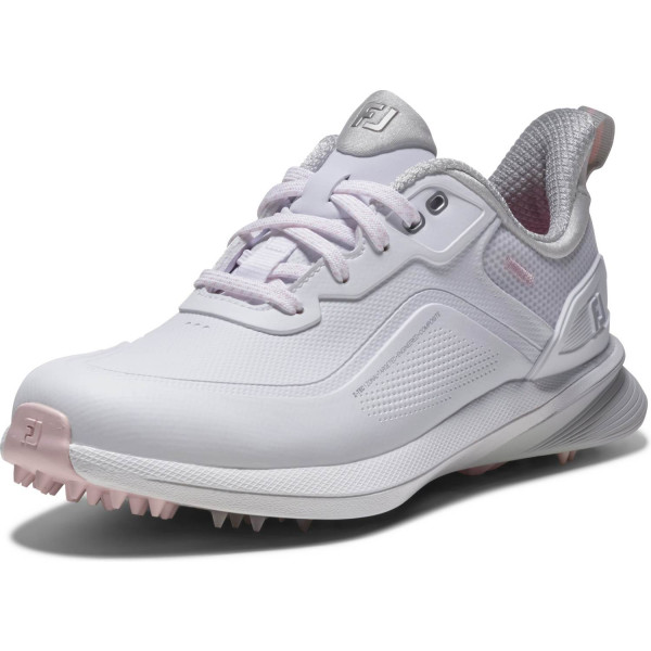 FootJoy Pro SL Vandtætte Dame Golfsko Uden Spikes - White/White/Grey