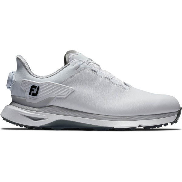 FootJoy Pro/SLX BOA Vandtætte Herre Golfsko Uden Spikes - White/White/Grey