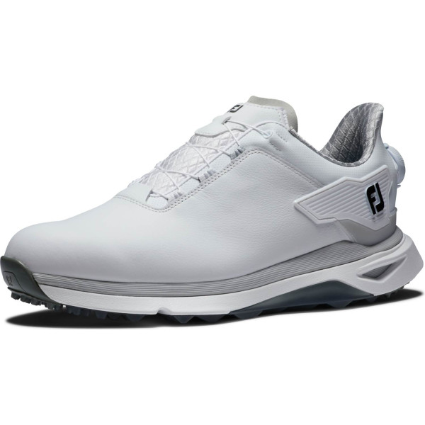 FootJoy Pro/SLX BOA Vandtætte Herre Golfsko Uden Spikes - White/White/Grey