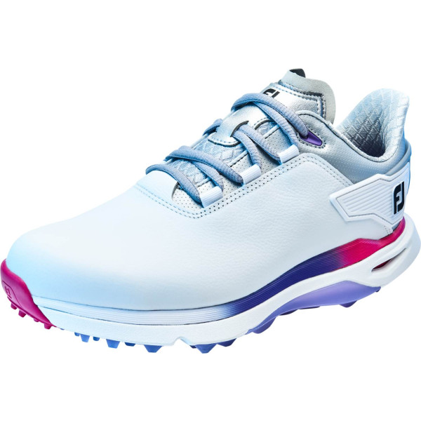 FootJoy Pro/SLX Vandtætte Dame Golfsko Uden Spikes - White/Silver/Multi