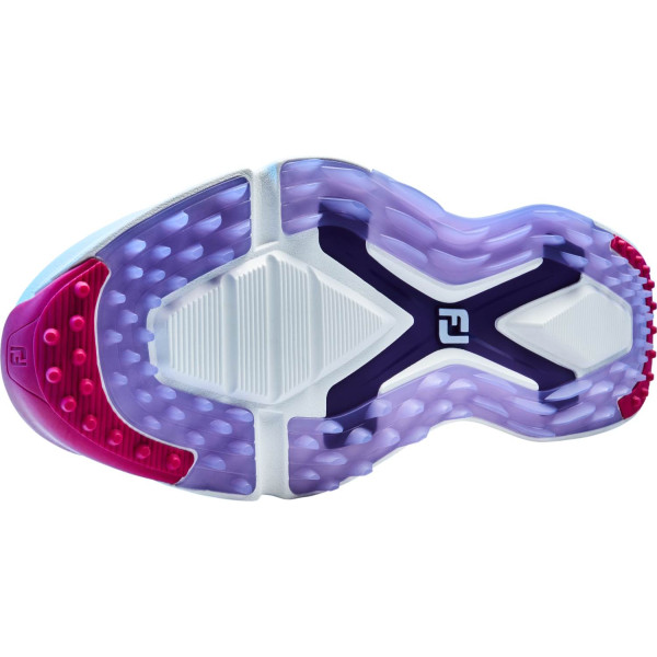 FootJoy Pro/SLX Vandtætte Dame Golfsko Uden Spikes - White/Silver/Multi