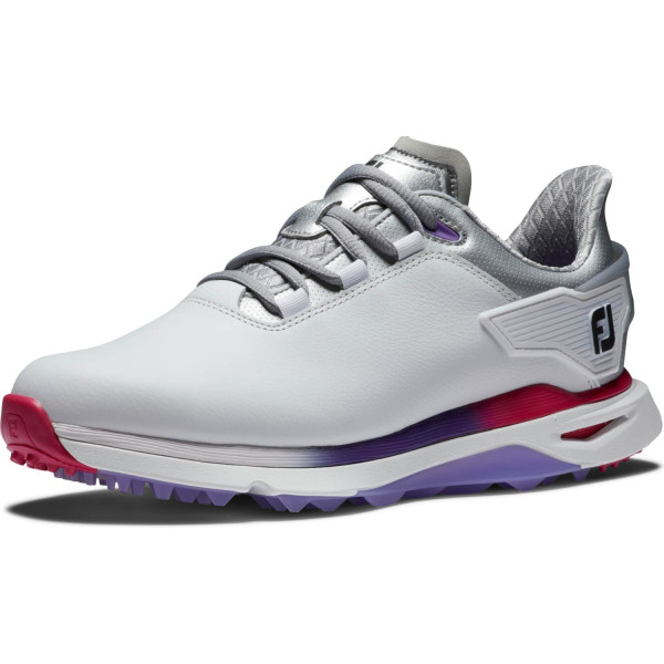 FootJoy Pro/SLX Vandtætte Dame Golfsko Uden Spikes - White/Silver/Multi