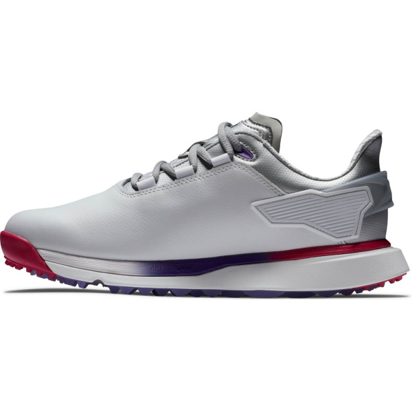 FootJoy Pro/SLX Vandtætte Dame Golfsko Uden Spikes - White/Silver/Multi