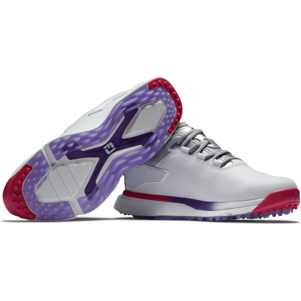 FootJoy Pro/SLX Vandtætte Dame Golfsko Uden Spikes - White/Silver/Multi