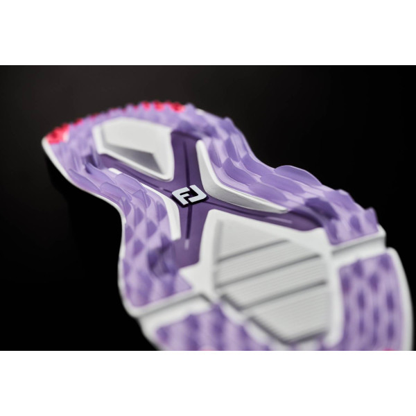 FootJoy Pro/SLX Vandtætte Dame Golfsko Uden Spikes - White/Silver/Multi