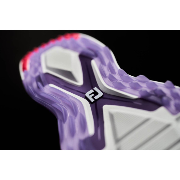 FootJoy Pro/SLX Vandtætte Dame Golfsko Uden Spikes - White/Silver/Multi