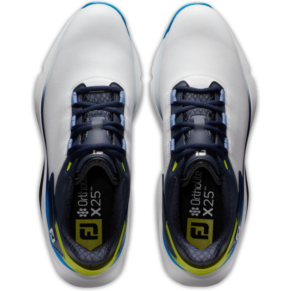 FootJoy Pro/SLX Vandtætte Herre Golfsko Uden Spikes - White/Navy/Blue