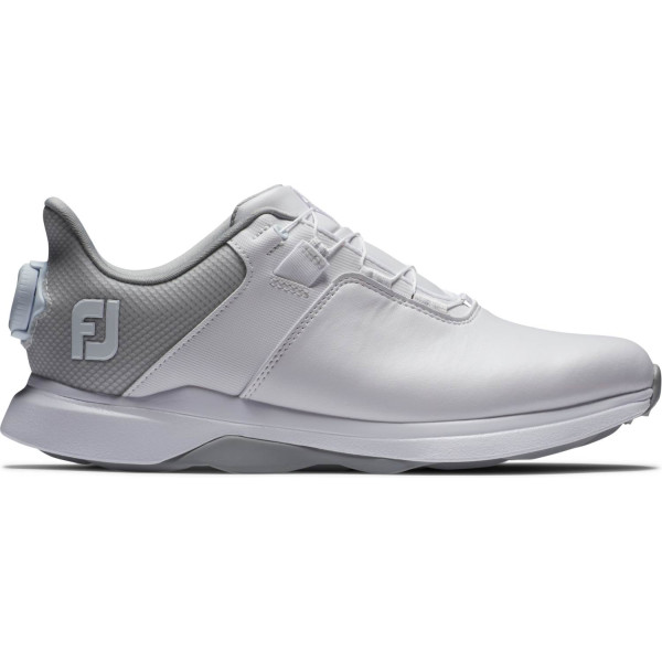 FootJoy ProLite BOA Vandtætte Dame Golfsko Uden Spikes - White/Wht/Grey