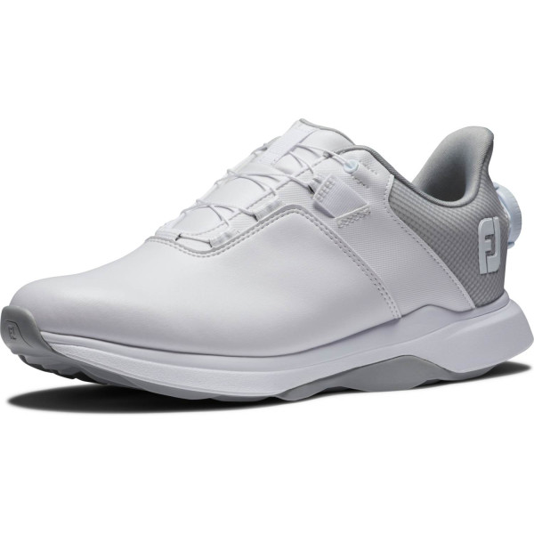 FootJoy ProLite BOA Vandtætte Dame Golfsko Uden Spikes - White/Wht/Grey