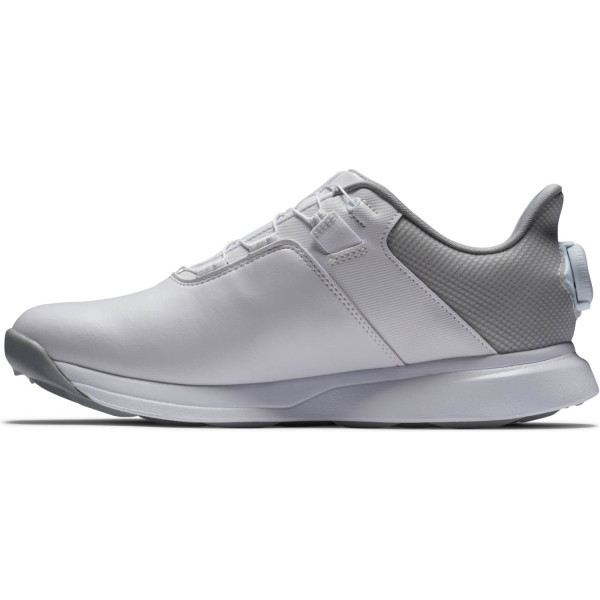 FootJoy ProLite BOA Vandtætte Dame Golfsko Uden Spikes - White/Wht/Grey