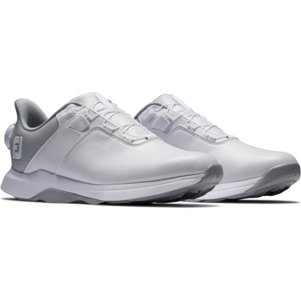 FootJoy ProLite BOA Vandtætte Dame Golfsko Uden Spikes - White/Wht/Grey