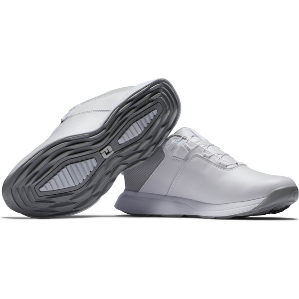 FootJoy ProLite BOA Vandtætte Dame Golfsko Uden Spikes - White/Wht/Grey