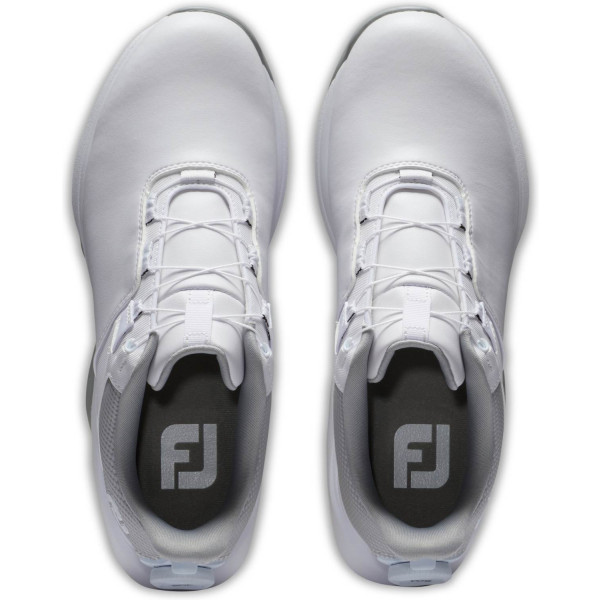 FootJoy ProLite BOA Vandtætte Dame Golfsko Uden Spikes - White/Wht/Grey